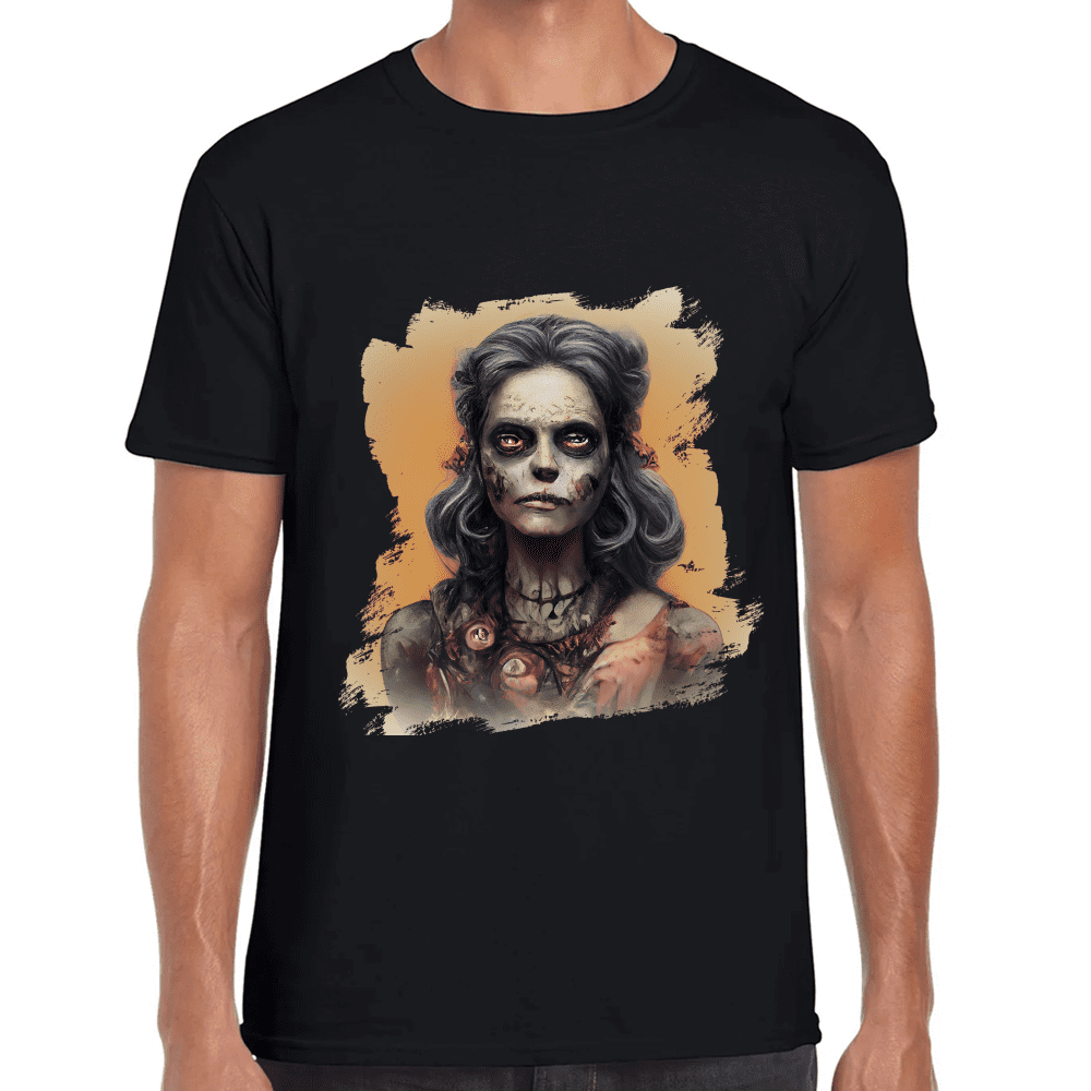 Playera Halloween y Día de Muertos Algodón Premium #754