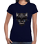 Playera Cráneo Gatito Día De Muertos Algodón Premium #758