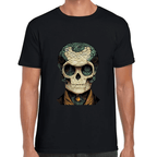 Playera Catrín Día De Muertos Algodón Premium #765