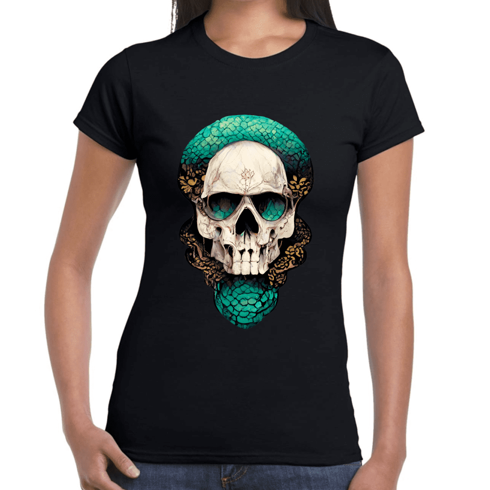 Playera Cráneo Día De Muertos Algodón Premium #768