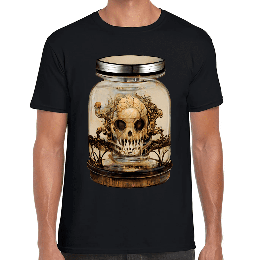 Playera Cráneo Día De Muertos Algodón Premium #769