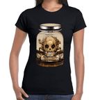 Playera Cráneo Día De Muertos Algodón Premium #769