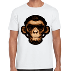 Playera Monkey Skull Día De Muertos Algodón Premium #770