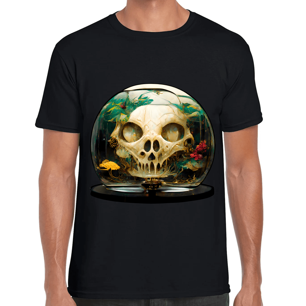 Playera Cráneo Día De Muertos Algodón Premium #771