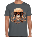 Playera Cráneo Día De Muertos Algodón Premium #773