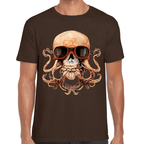 Playera Cráneo Día De Muertos Algodón Premium #773