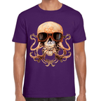 Playera Cráneo Día De Muertos Algodón Premium #773