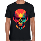 Playera Cráneo Día De Muertos Algodón Premium #774