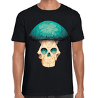 Playera Cráneo Día De Muertos Algodón Premium #776