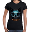 Playera Cráneo Gatito Día De Muertos Algodón Premium #780