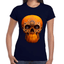 Playera Cráneo Calabaza Día De Muertos Y Halloween Algodón Premium #782