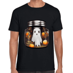 Playera Fantasmas Día De Muertos Y Halloween Algodón Premium #783