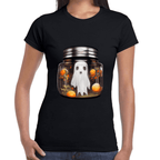 Playera Fantasmas Día De Muertos Y Halloween Algodón Premium #783