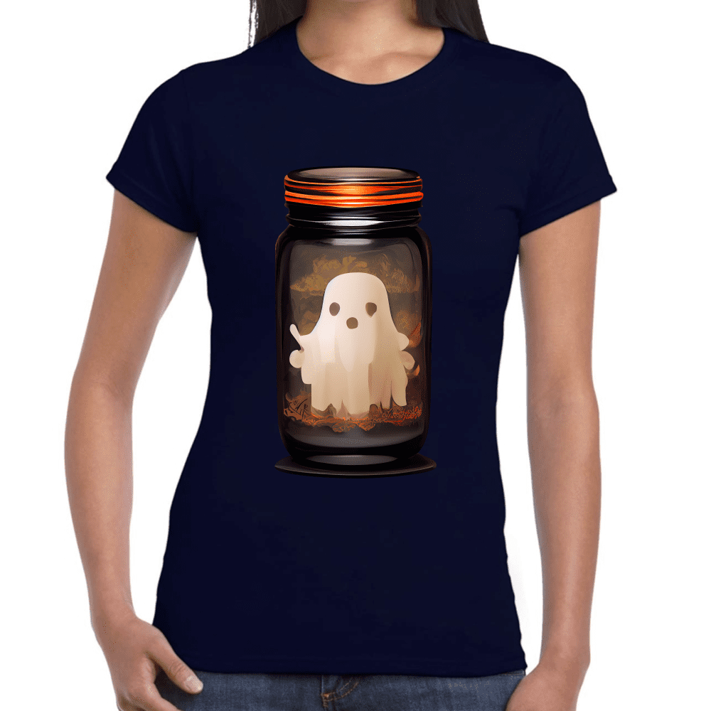 Playera Fantasmas Halloween Algodón Premium #784