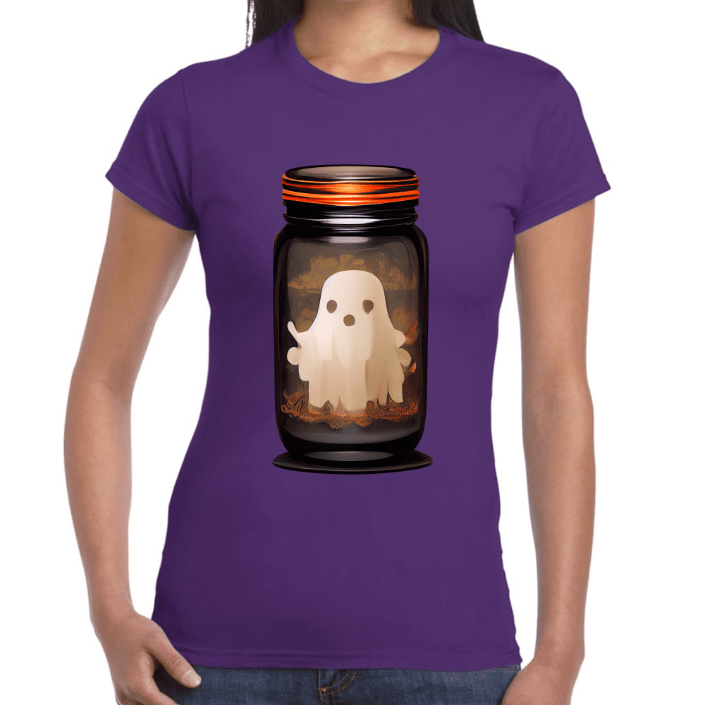 Playera Fantasmas Halloween Algodón Premium #784