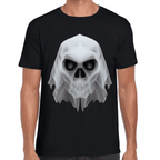 Playera Cráneo Día De Muertos Y Halloween Algodón Premium #786