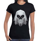 Playera Cráneo Día De Muertos Y Halloween Algodón Premium #786
