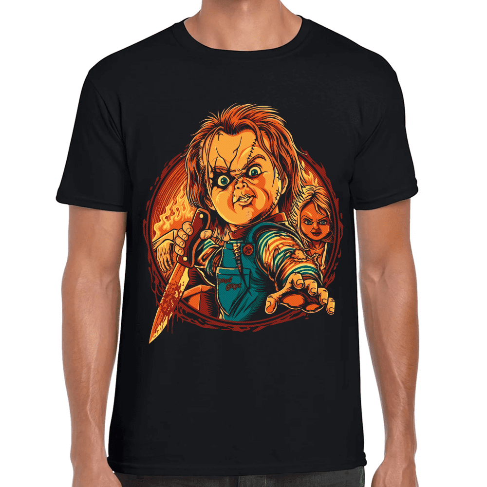 Playera Chucky y Tiffany Algodón Premium #796