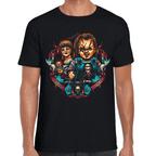 Playera Friends Til The End Chucky, Annabelle y Saw Algodón Premium #797