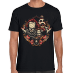 Playera Send In The Clowns Pennywise,Twisty El Payaso, Capitán Spaulding Algodón Premium #800
