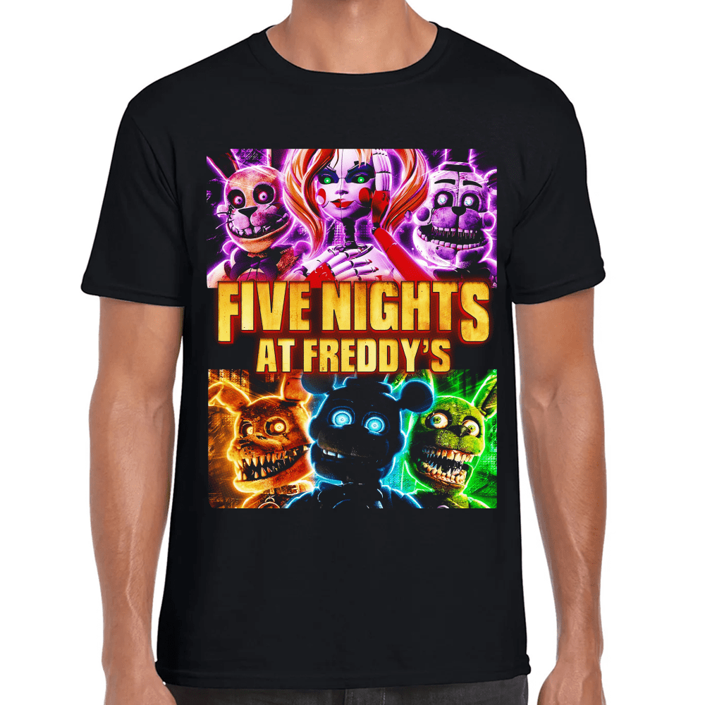 Playera Five Nights at Freddy’s Algodón Premium #806