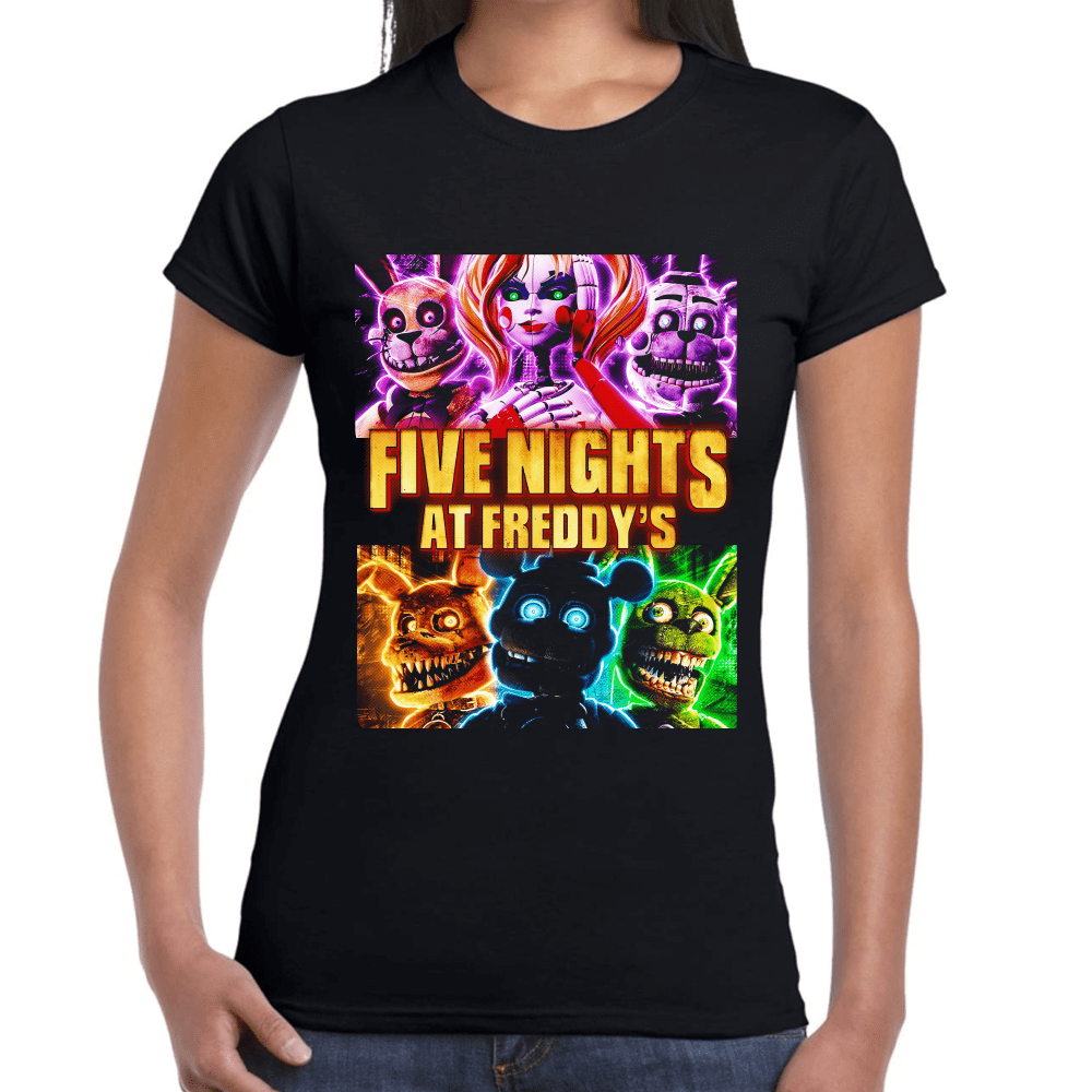 Playera Five Nights at Freddy’s Algodón Premium #806
