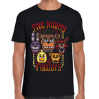 Playera Five Nights at Freddy’s Algodón Premium #807