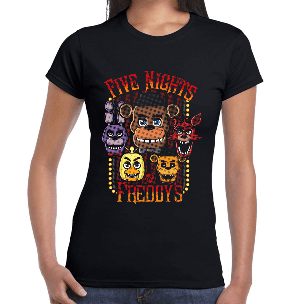 Playera Five Nights at Freddy’s Algodón Premium #807