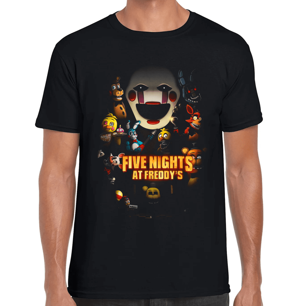 Playera Five Nights at Freddy’s Algodón Premium #810