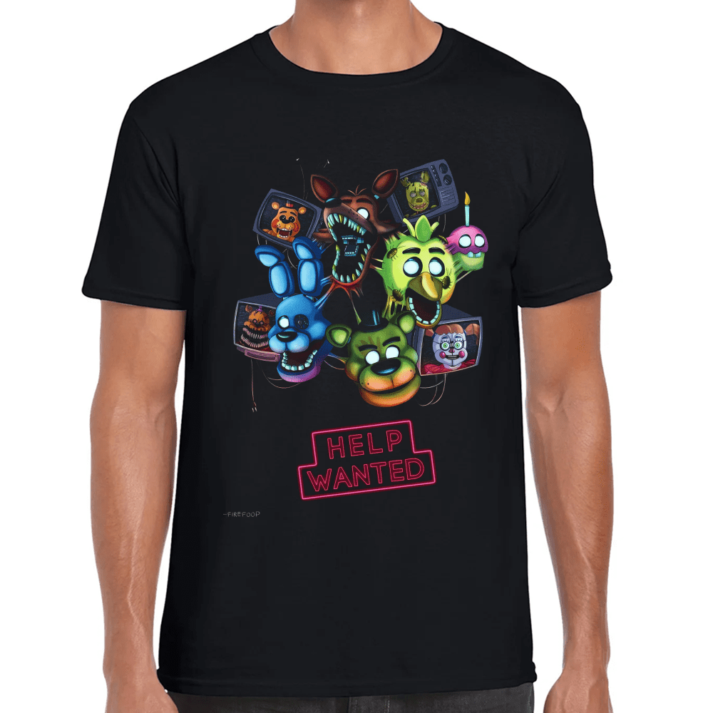 Playera Five Nights at Freddy’s Algodón Premium #812