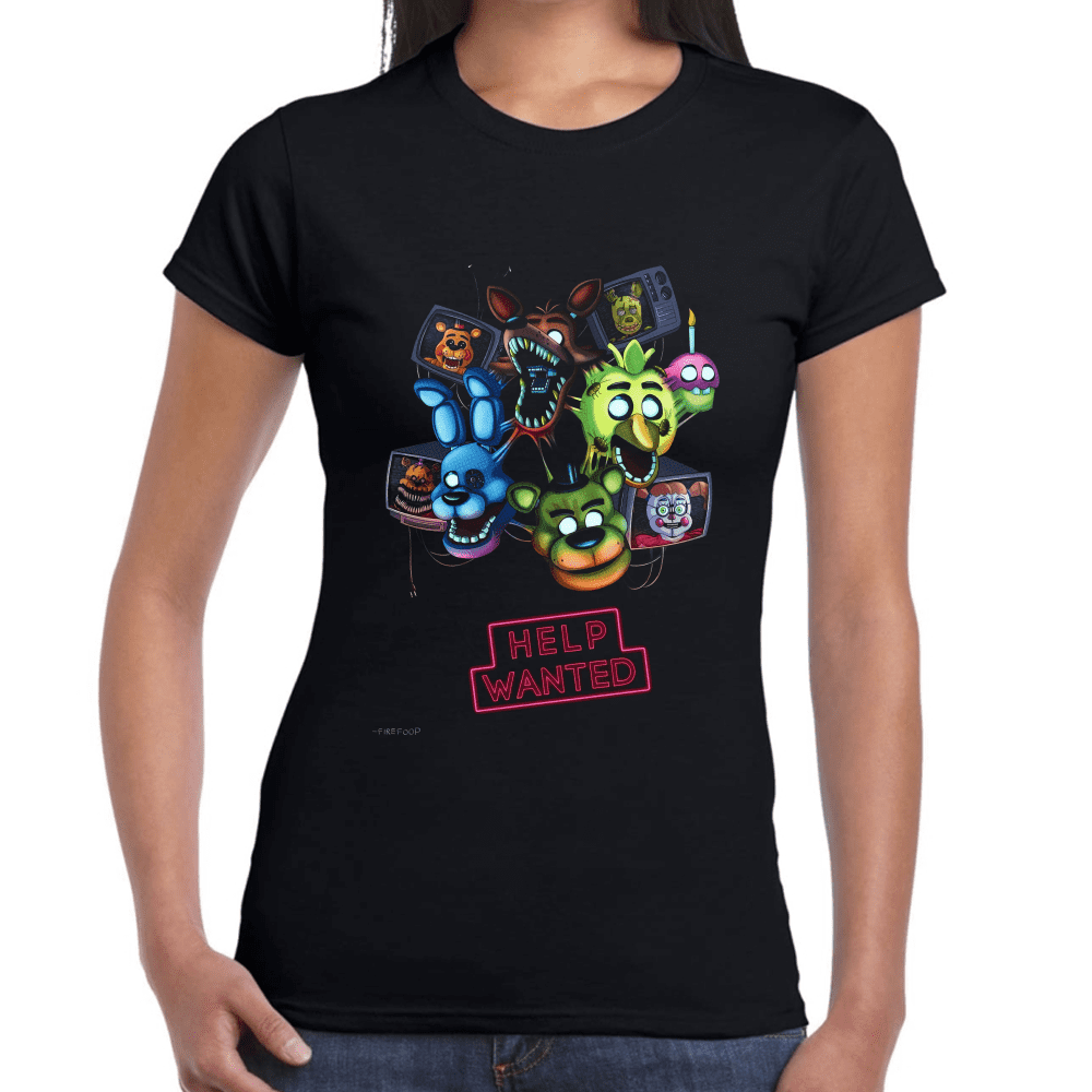 Playera Five Nights at Freddy’s Algodón Premium #812