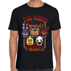 Playera Five Nights at Freddy’s Algodón Premium #815