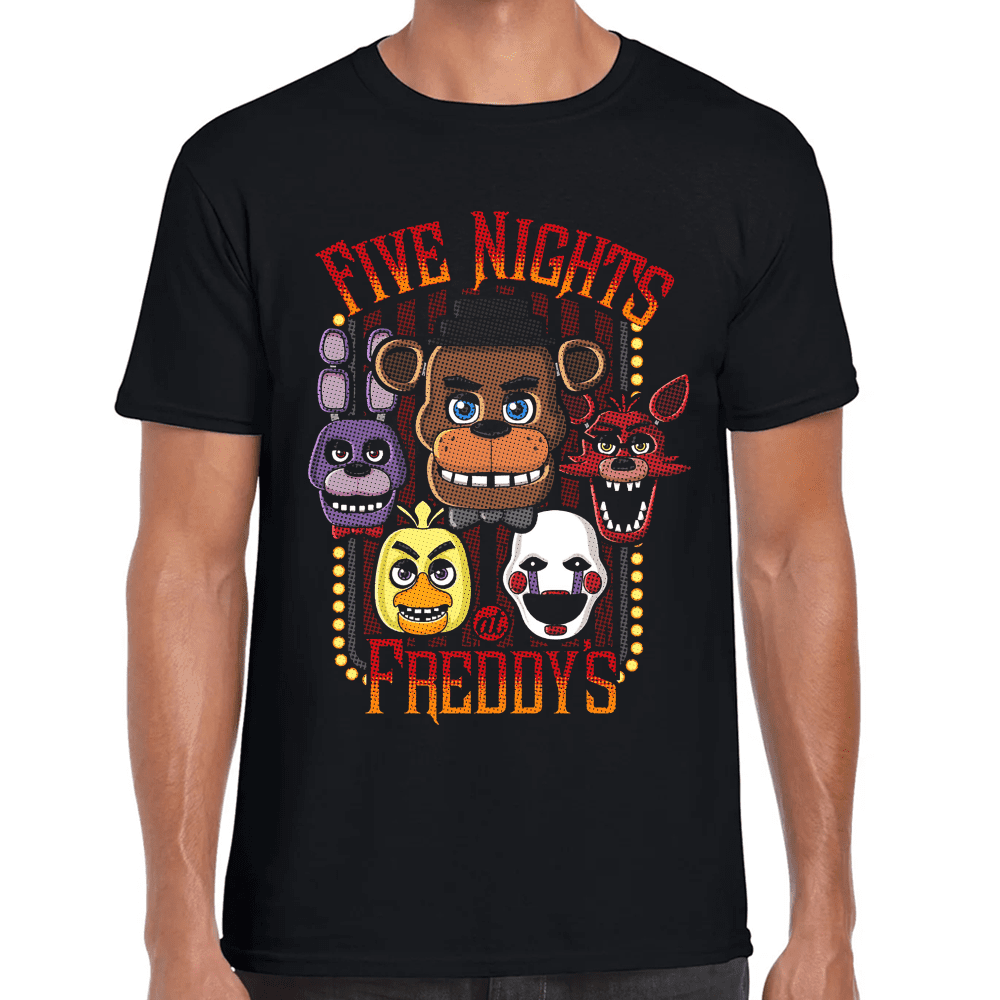 Playera Five Nights at Freddy’s Algodón Premium #815