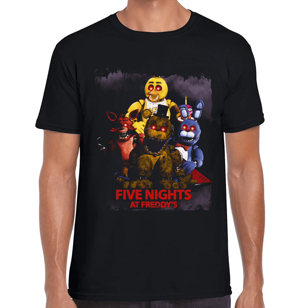 Playera Five Nights at Freddy’s Algodón Premium #817