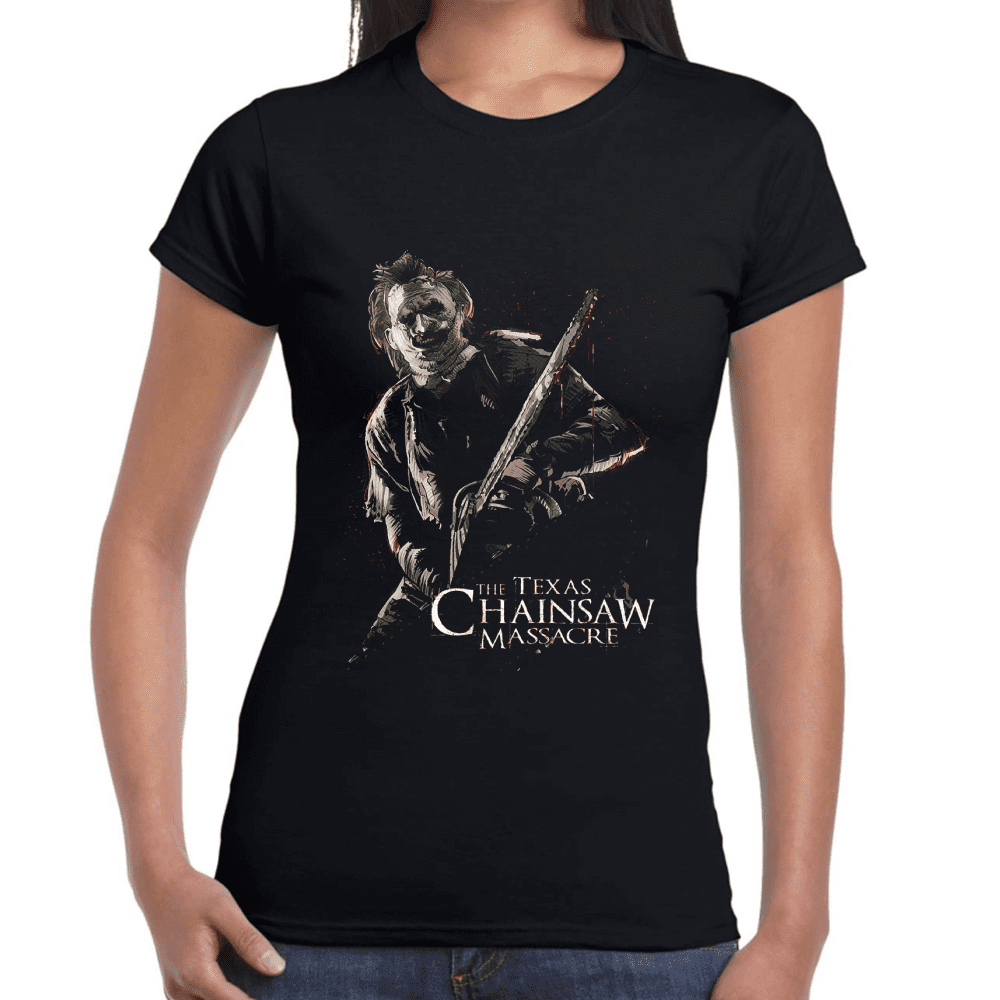 Playera Masacre en Texas Leatherface Algodón Premium #824 Imagen secundaria del producto
