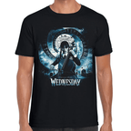 Playera Wednesday Merlina Addams Algodón Premium #836