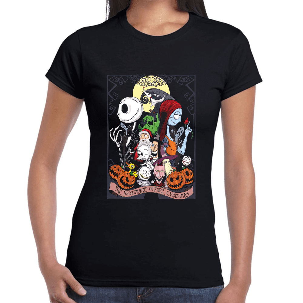 Playera El Extraño Mundo de Jack Algodón Premium #837