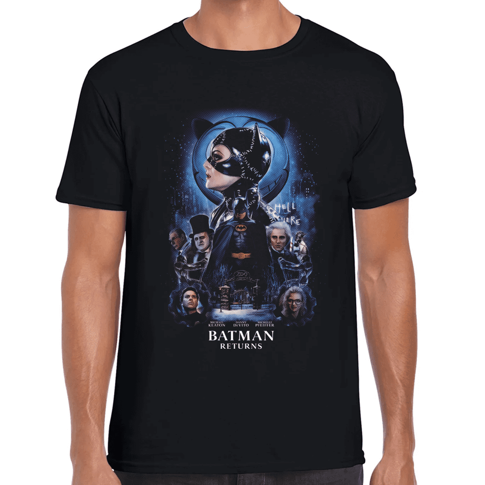 Playera Batman Returns de Tim Burton Algodón Premium #839