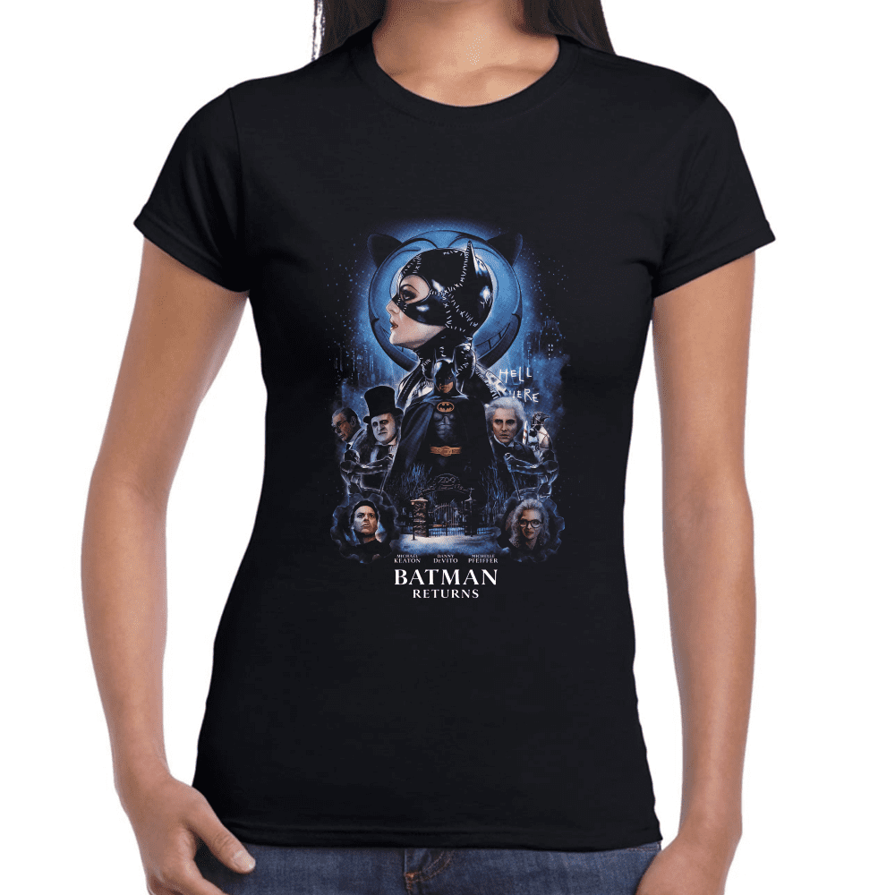 Playera Batman Returns de Tim Burton Algodón Premium #839