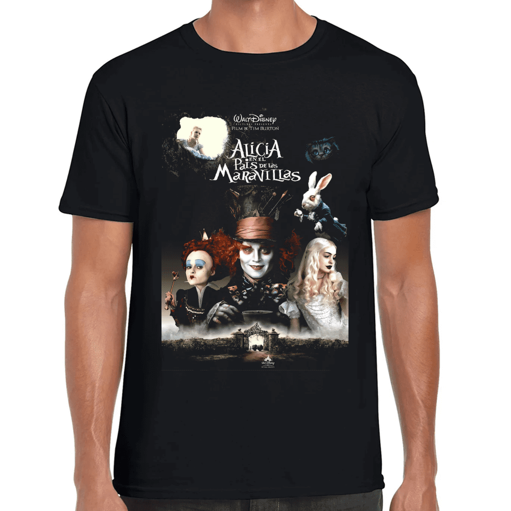 Playera Alicia En El Pais De Las Maravillas Algodón Premium #841 Imagen principal del producto