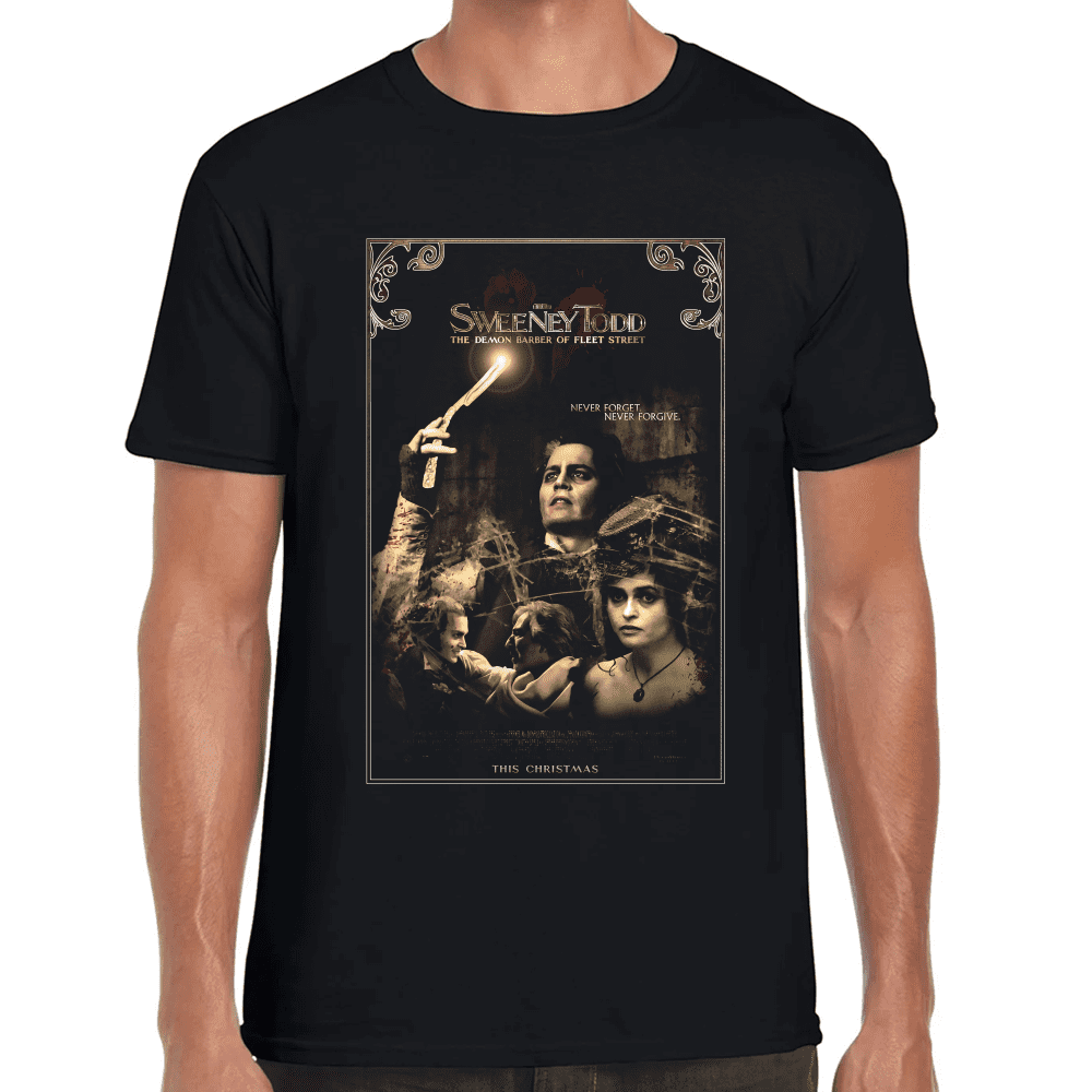 Playera Sweeney Todd The Demon Barber of Fleet Street Algodón Premium #846