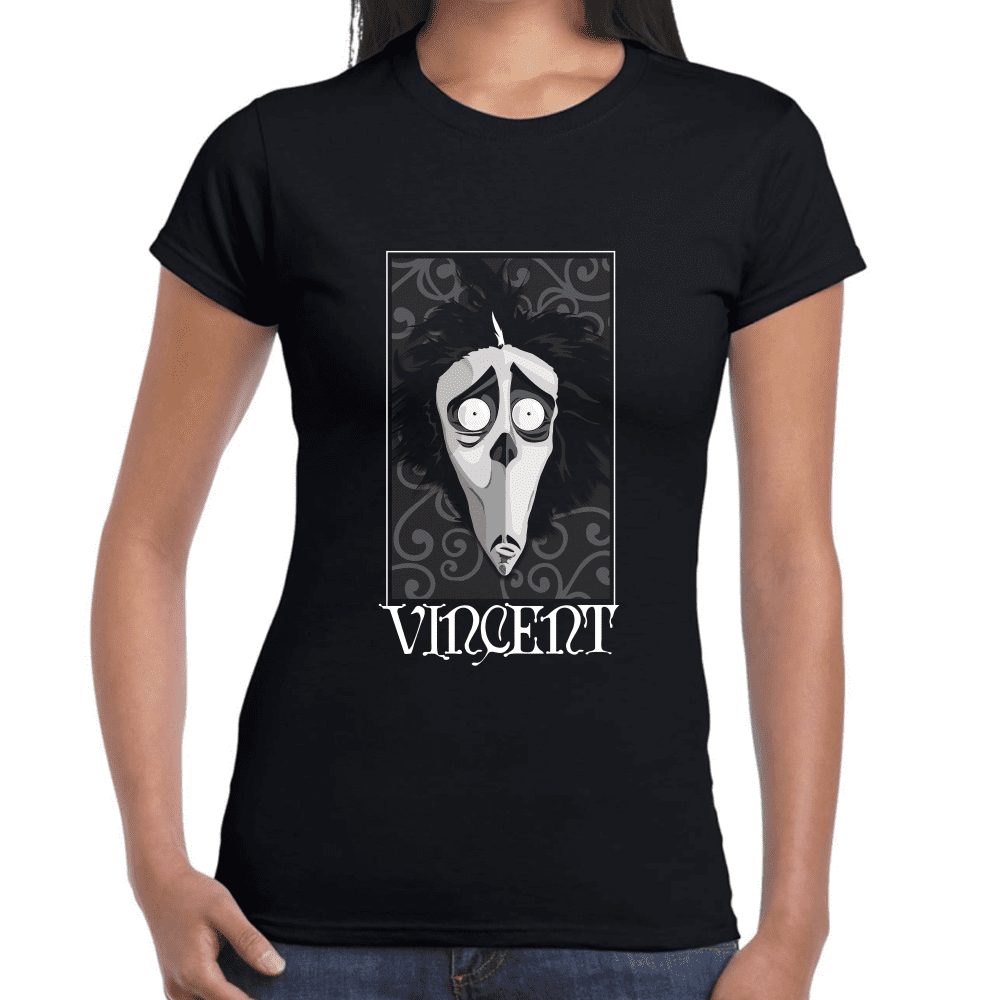 Playera Vincent Tim Burton Algodón Premium #847