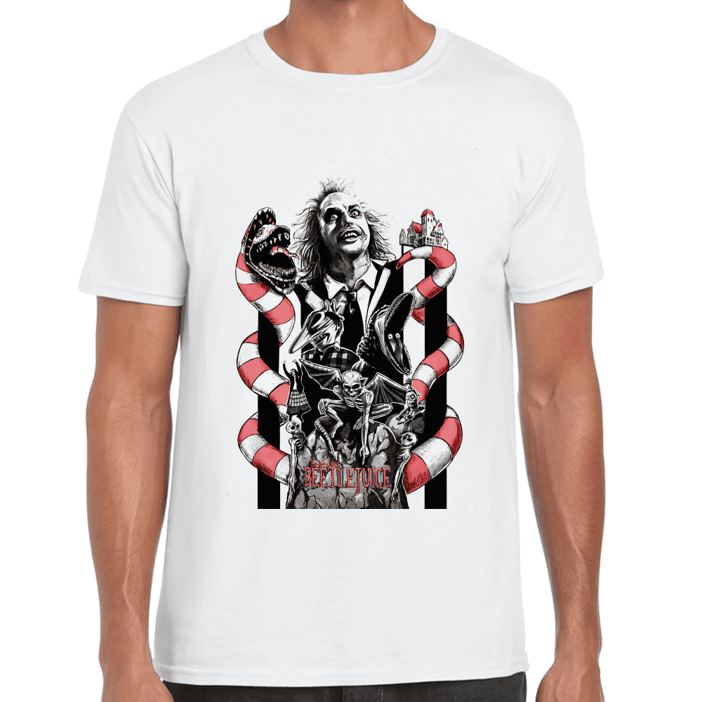 Playera Beetlejuice El Súper Fantasma Algodón Premium #849