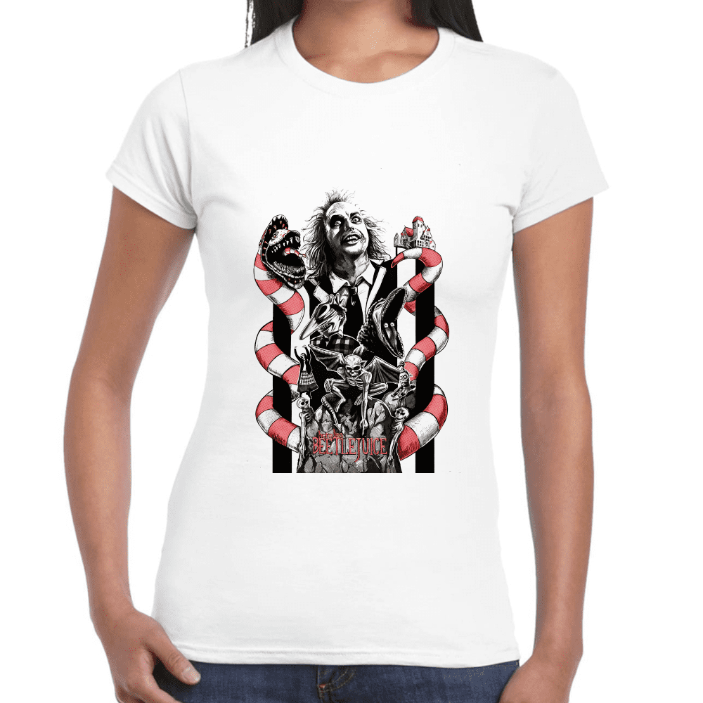 Playera Beetlejuice El Súper Fantasma Algodón Premium #849