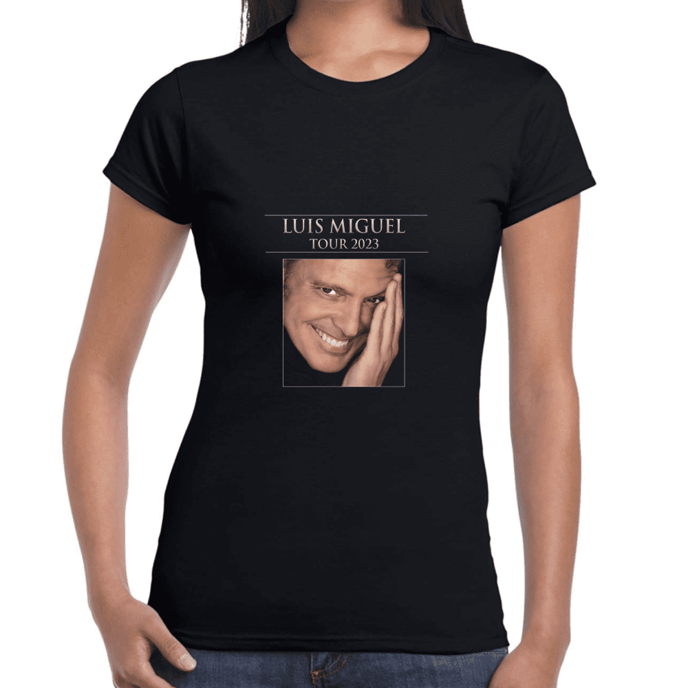 Playera Luis Miguel Tour 2023 Algodón Premium #851 Imagen secundaria del producto