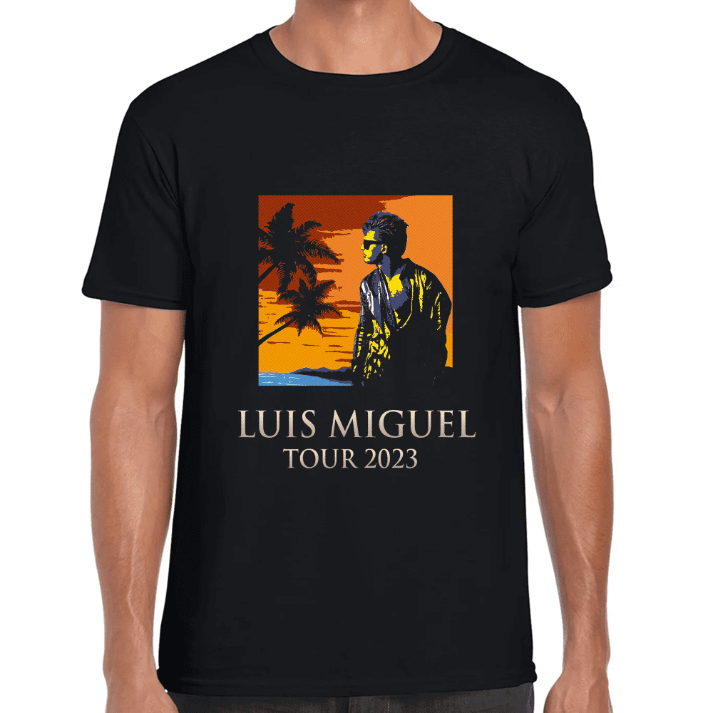 Playera Luis Miguel Tour 2023 Algodón Premium #852 Imagen principal del producto