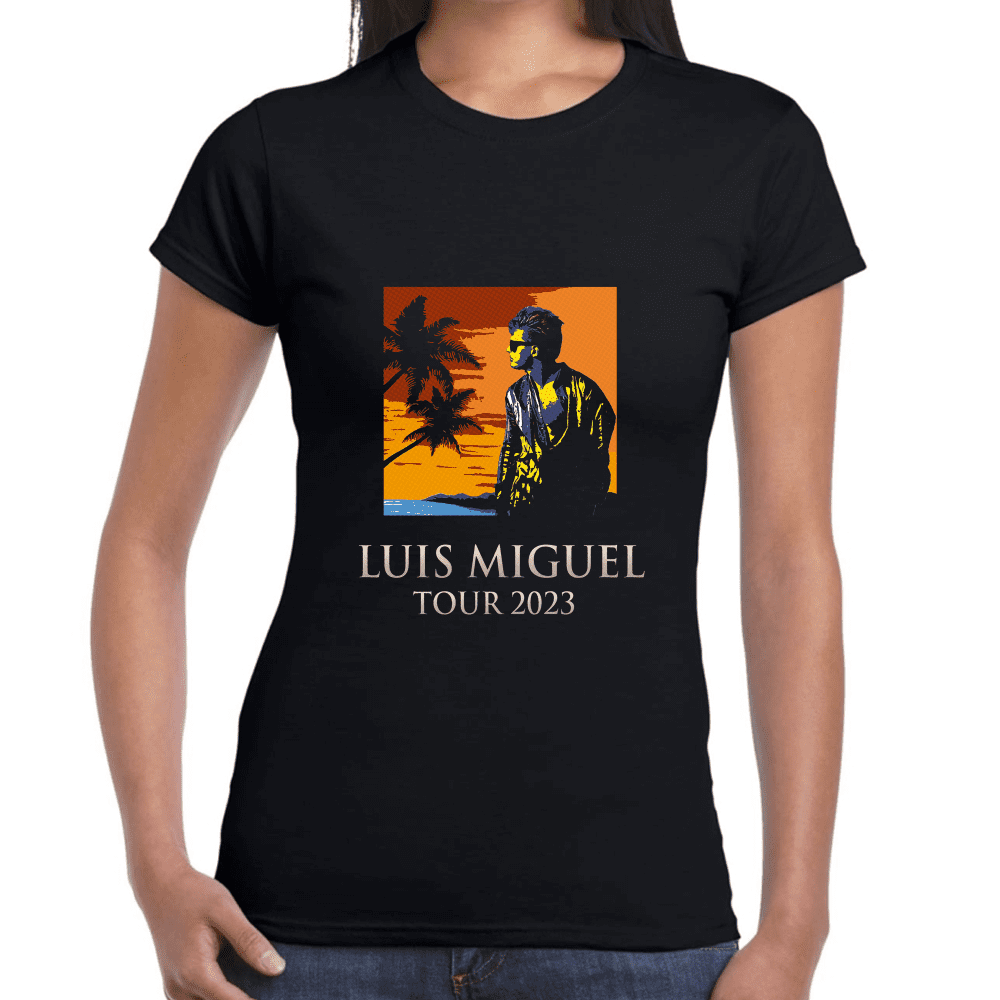 Playera Luis Miguel Tour 2023 Algodón Premium #852 Imagen secundaria del producto