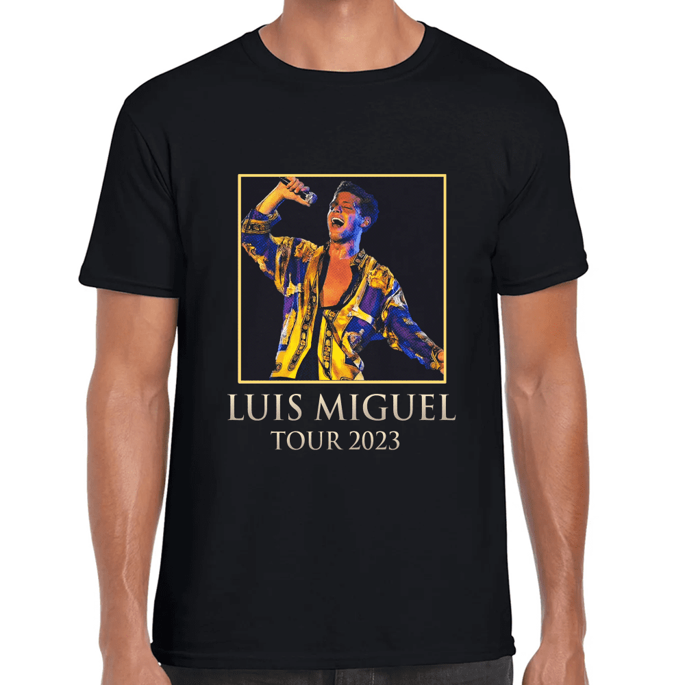 Playera Luis Miguel Tour 2023 Algodón Premium #853