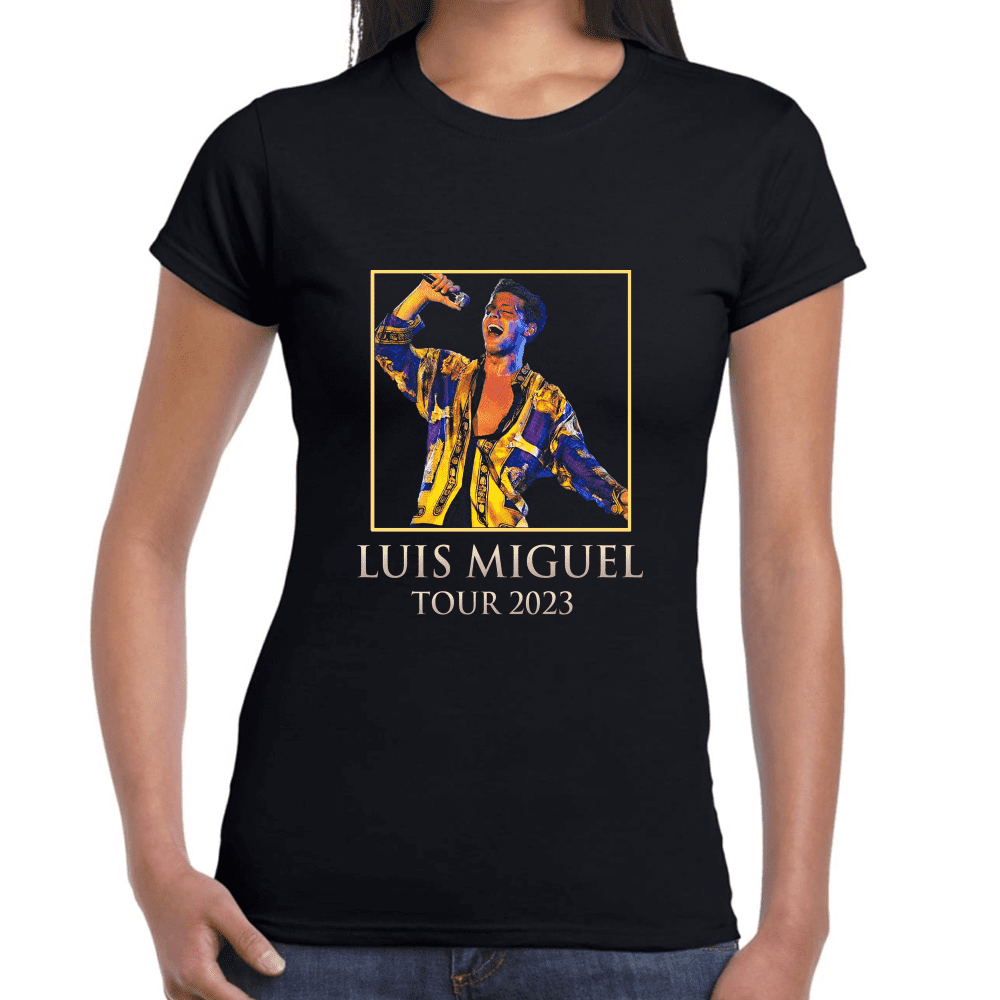 Playera Luis Miguel Tour 2023 Algodón Premium #853