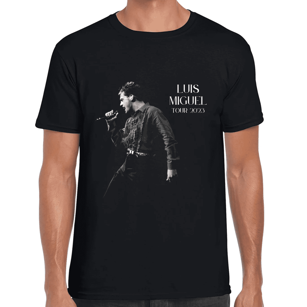 Playera Luis Miguel Tour 2023 Algodón Premium #855